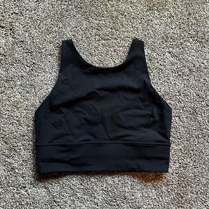 Lululemon Stronger as One Longline Bra Black 8